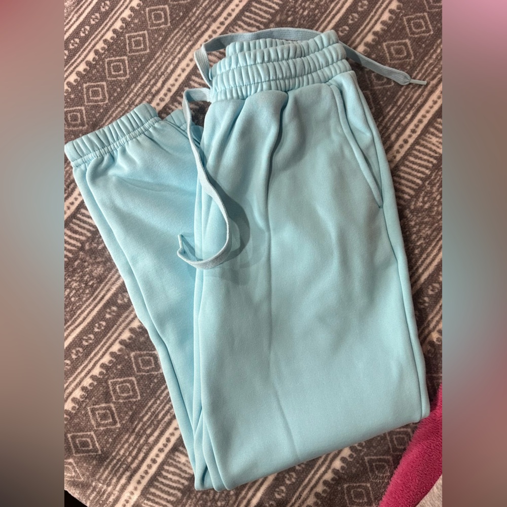 Fabletics Light Blue Track Joggers